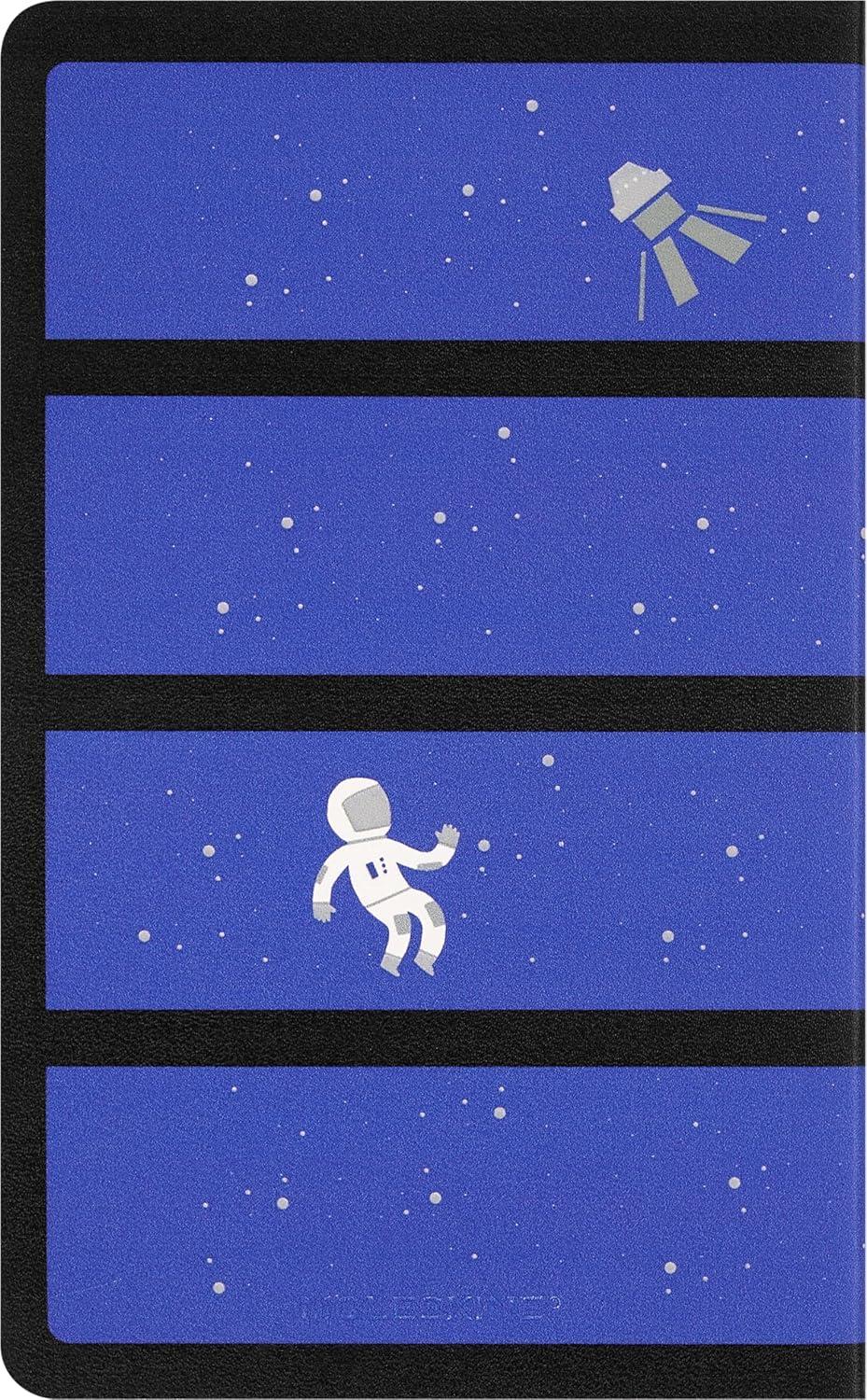 imageMoleskine Limited Edition NASAinspired Volant Journal Soft Cover Large 5quot x 825quot Plain BlueBlack 80 pages