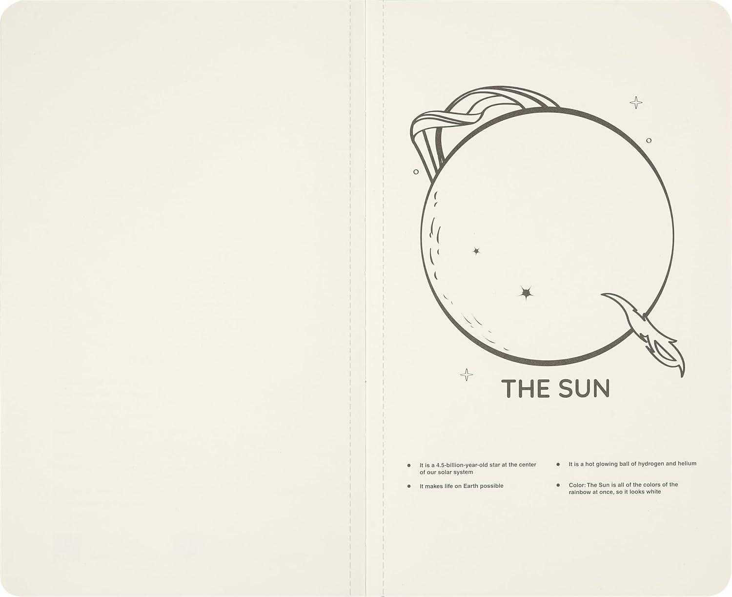 imageMoleskine Limited Edition NASAinspired Volant Journal Soft Cover Large 5quot x 825quot Plain BlueBlack 80 pages