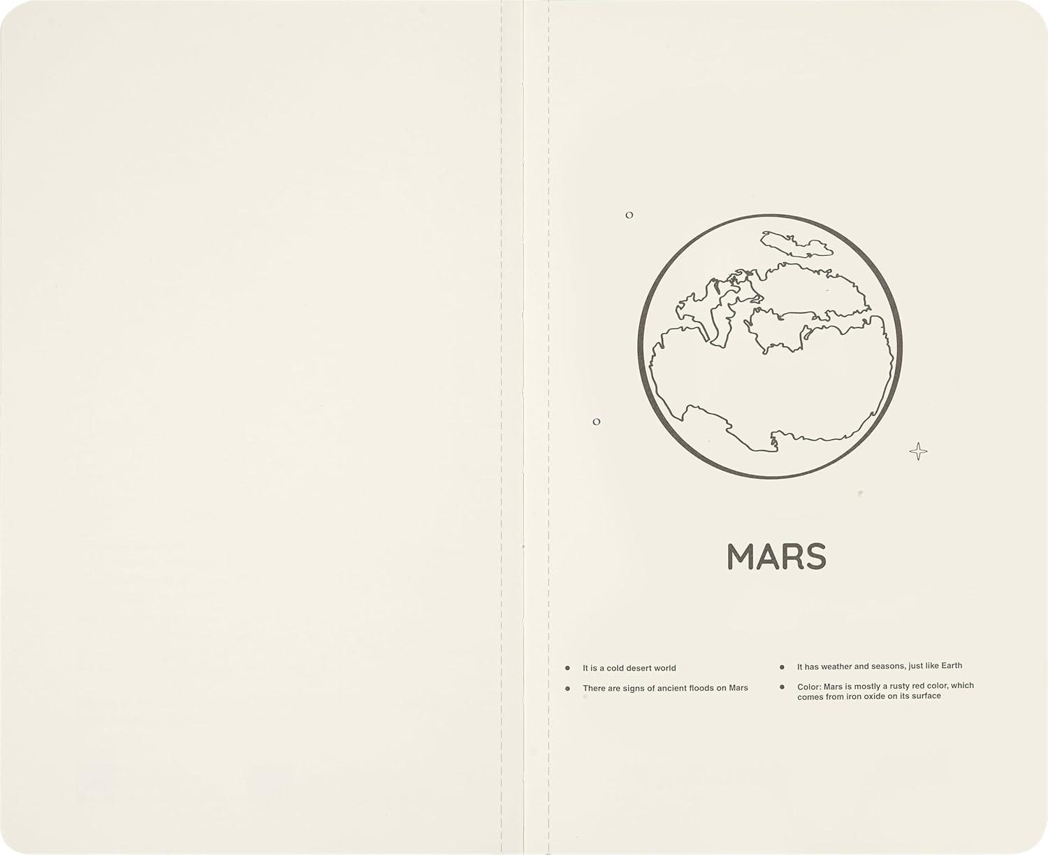 imageMoleskine Limited Edition NASAinspired Volant Journal Soft Cover Large 5quot x 825quot Plain BlueBlack 80 pages