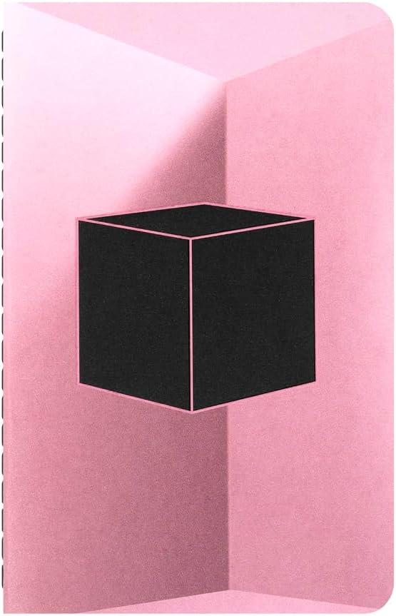 imageMoleskine x BLACKPINK Limited Edition Cahier Journals Pocket 35quot x 55quot PlainBlank Black ampamp Pink 64 Pages Set of 4