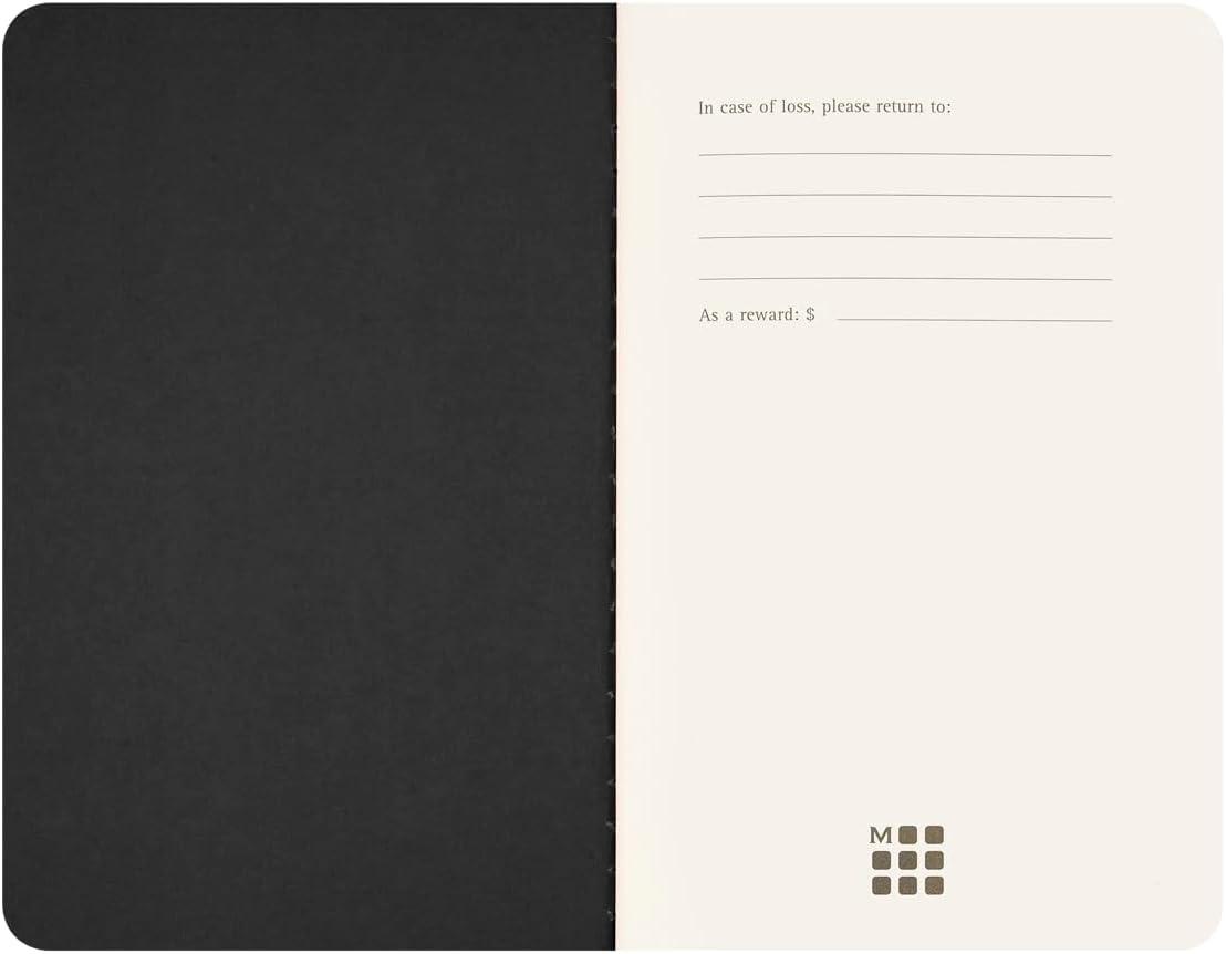 imageMoleskine x BLACKPINK Limited Edition Cahier Journals Pocket 35quot x 55quot PlainBlank Black ampamp Pink 64 Pages Set of 4