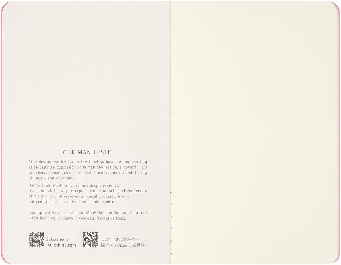 imageMoleskine x BLACKPINK Limited Edition Cahier Journals Pocket 35quot x 55quot PlainBlank Black ampamp Pink 64 Pages Set of 4