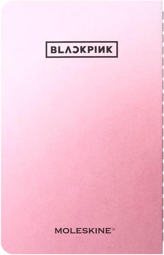 imageMoleskine x BLACKPINK Limited Edition Cahier Journals Pocket 35quot x 55quot PlainBlank Black ampamp Pink 64 Pages Set of 4