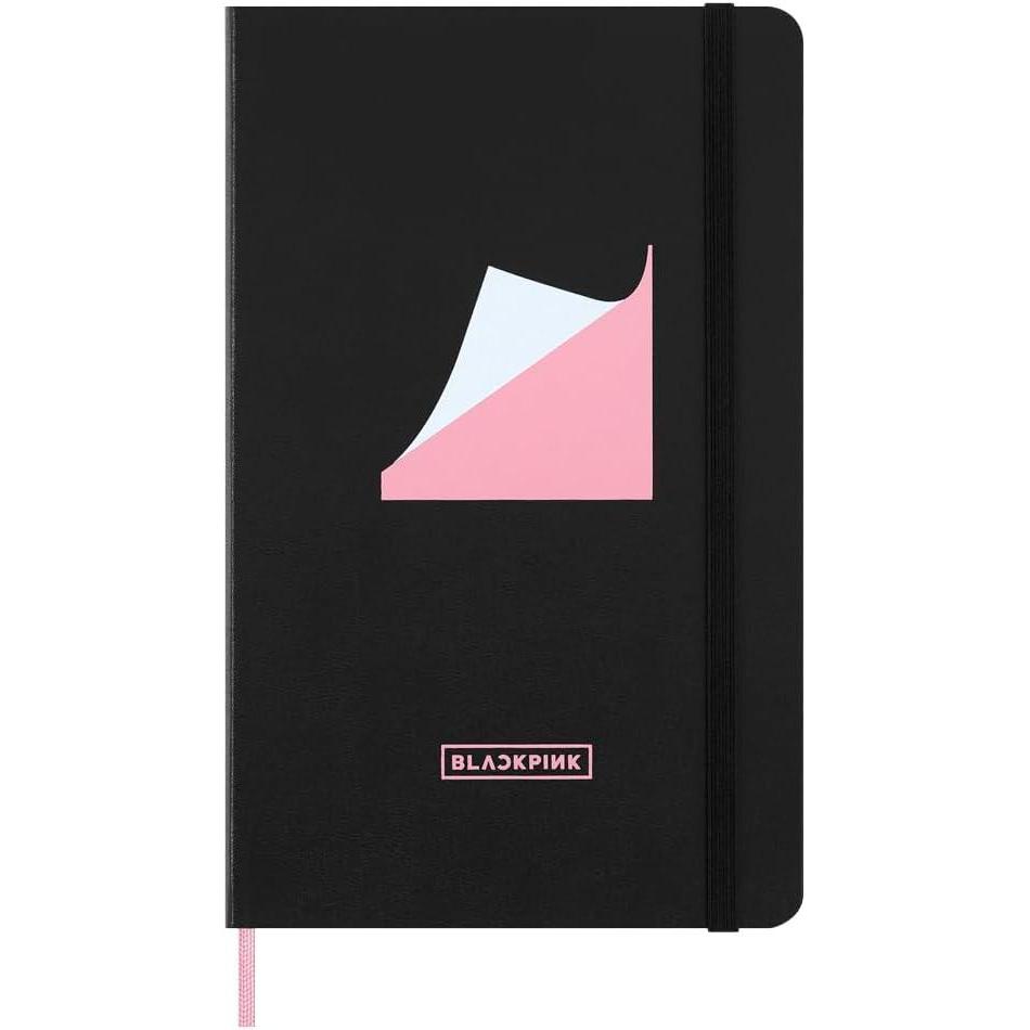 imageMoleskine x BLACKPINK Limited Edition Notebook Hard Cover Large 5quot x 825quot RuledLined Black 240 Pages