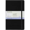 imageMoleskine Art Japanese Album Hard Cover Large 5quot x 825quot PlainBlank Black 48 Pages