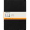 imageMoleskine Cahier Journal Soft Cover Large 5quot x 825quot RuledLined Black 80 Pages Set of 3Black  Kraft Brown  Myrtle Green