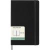imageMoleskine Classic 18 Month 20252026 Weekly Horizontal Planner Hard Cover Large 5quot x 825quot Black 208 pages