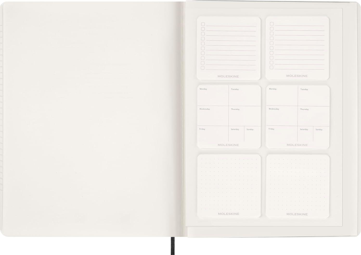 imageMoleskine 2026 15Month Essential Planner Soft Cover Weekly Vertical XXL 85quot x 11quot Black 144 pages