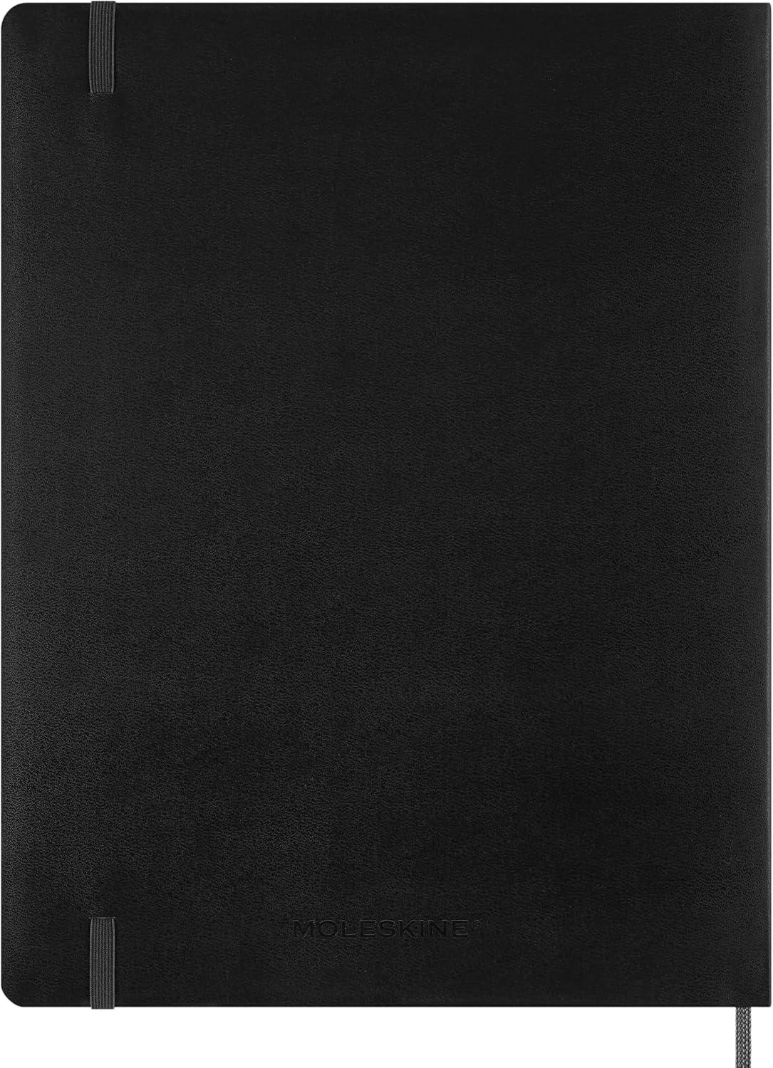 imageMoleskine 2026 15Month Essential Planner Soft Cover Weekly Vertical XXL 85quot x 11quot Black 144 pages