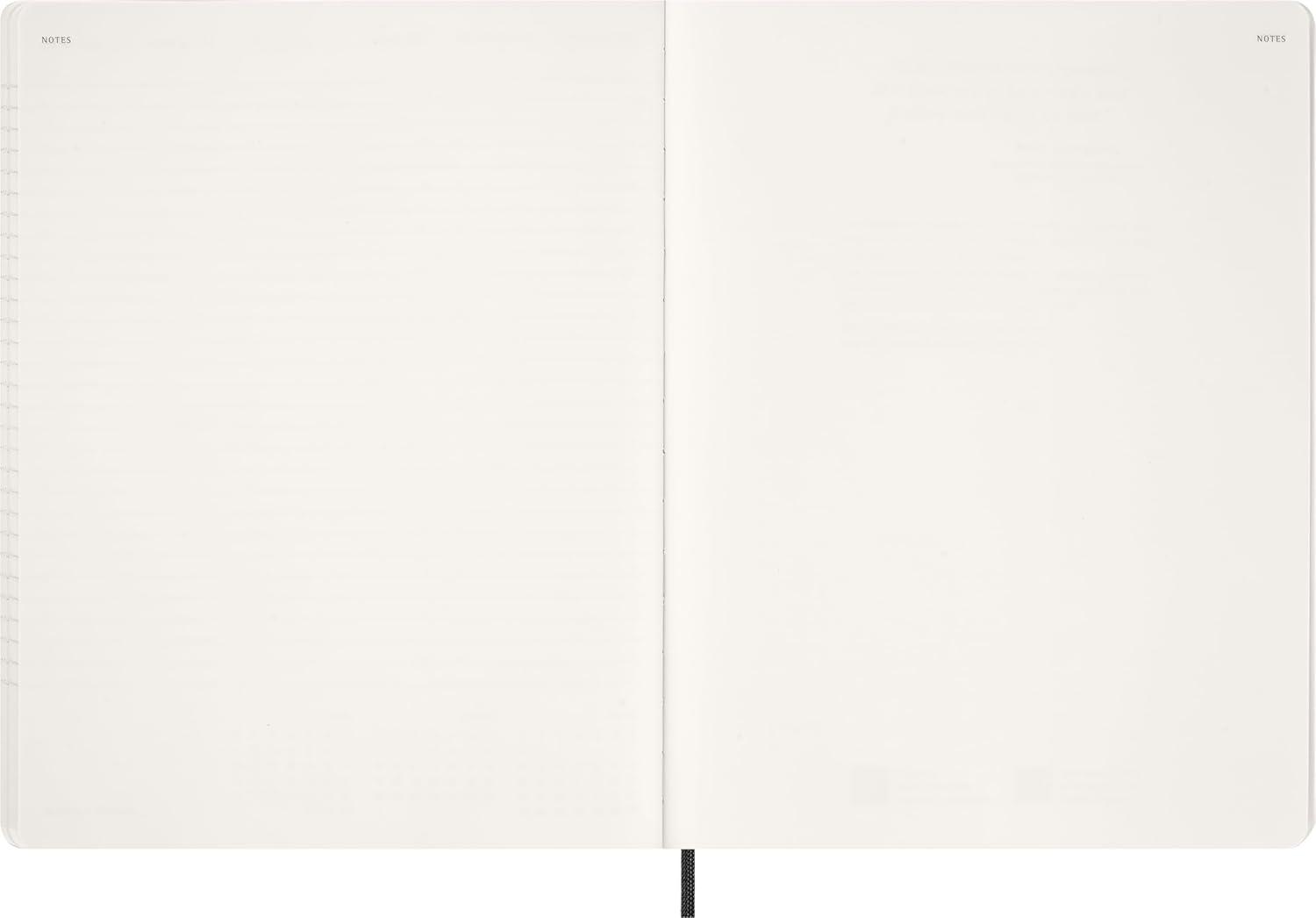 imageMoleskine 2026 15Month Essential Planner Soft Cover Weekly Vertical XXL 85quot x 11quot Black 144 pages