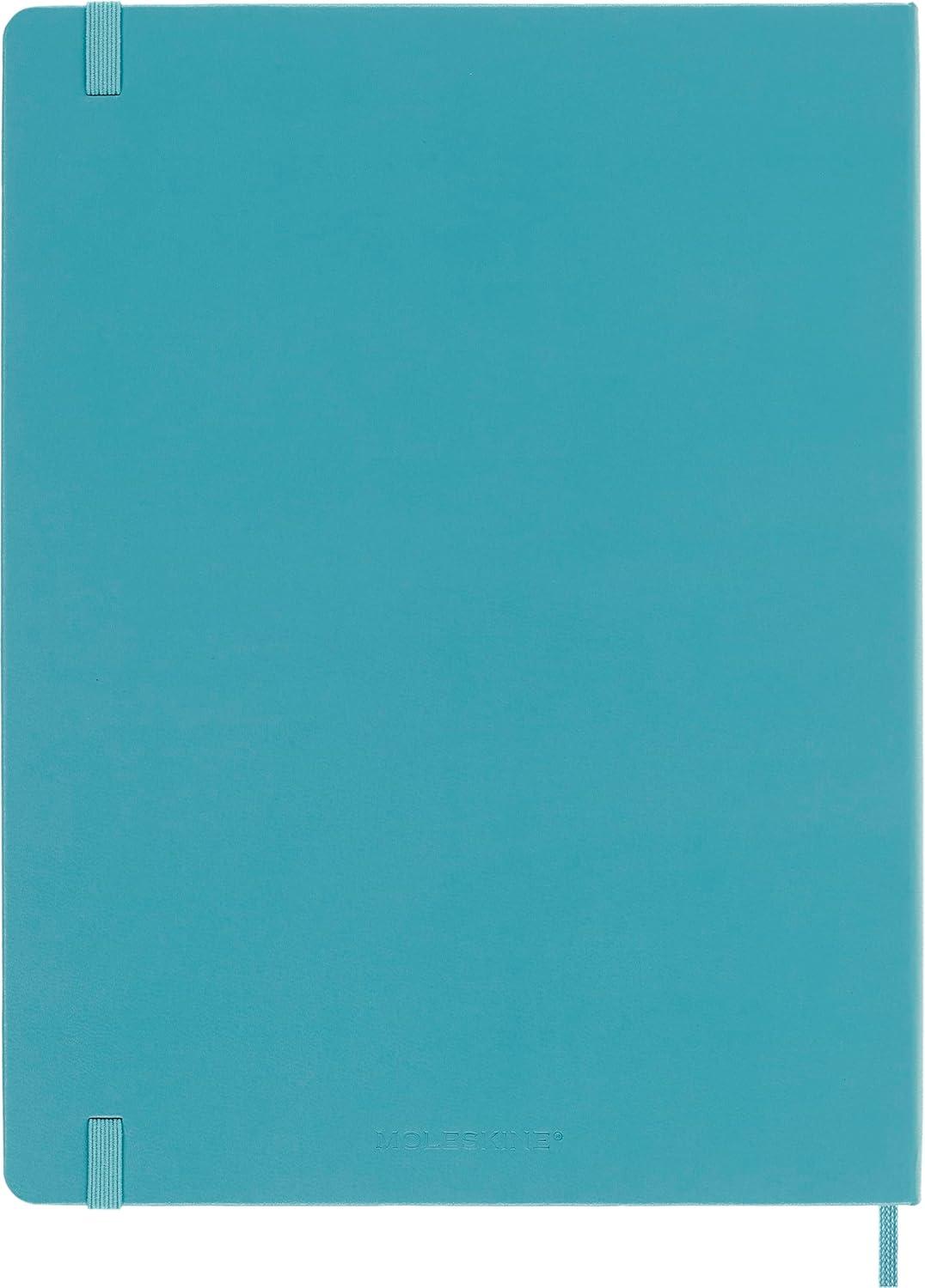 imageMoleskine Classic Notebook Extra Large Plain Blue Reef Hard Cover 75 x 975