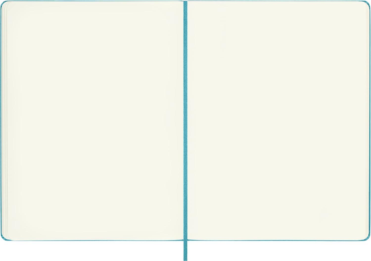 imageMoleskine Classic Notebook Extra Large Plain Blue Reef Hard Cover 75 x 975