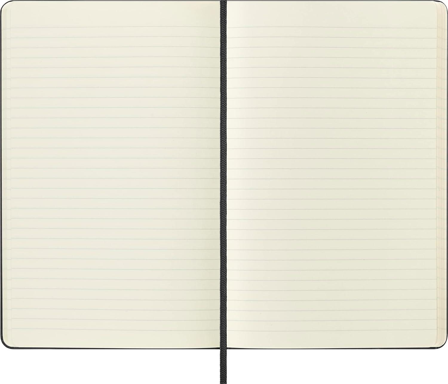 imageMoleskine Classic Notebook Large Ruled Black Hard Cover 5 x 825