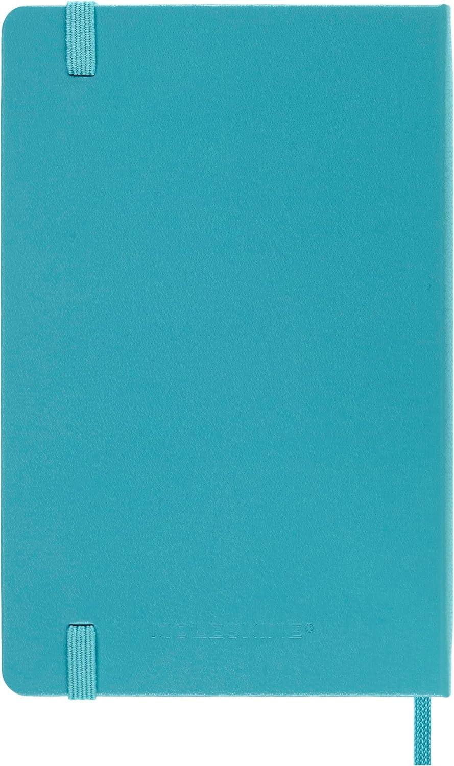 imageMoleskine Classic Notebook Pocket Ruled Blue Reef Hard Cover 35 x 55