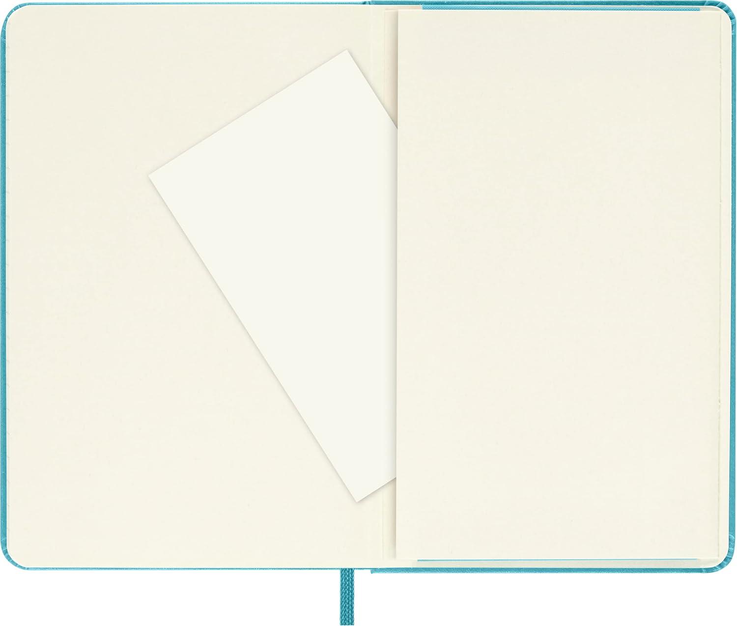 imageMoleskine Classic Notebook Pocket Ruled Blue Reef Hard Cover 35 x 55