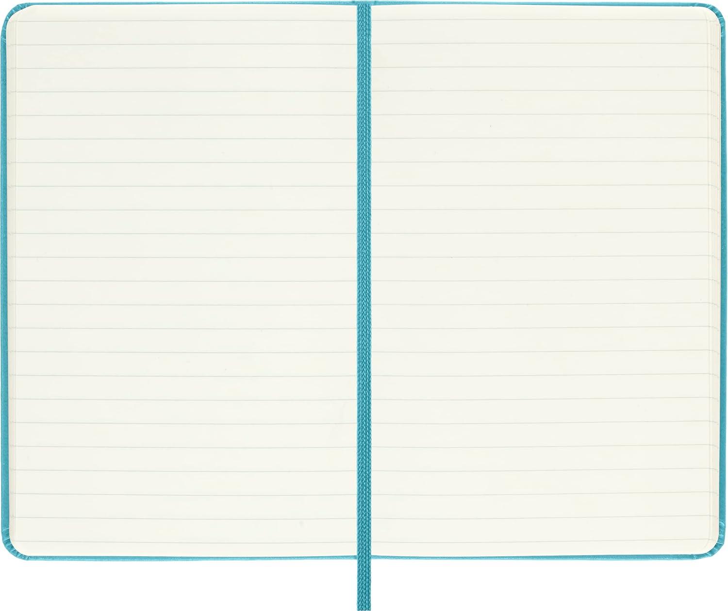 imageMoleskine Classic Notebook Pocket Ruled Blue Reef Hard Cover 35 x 55