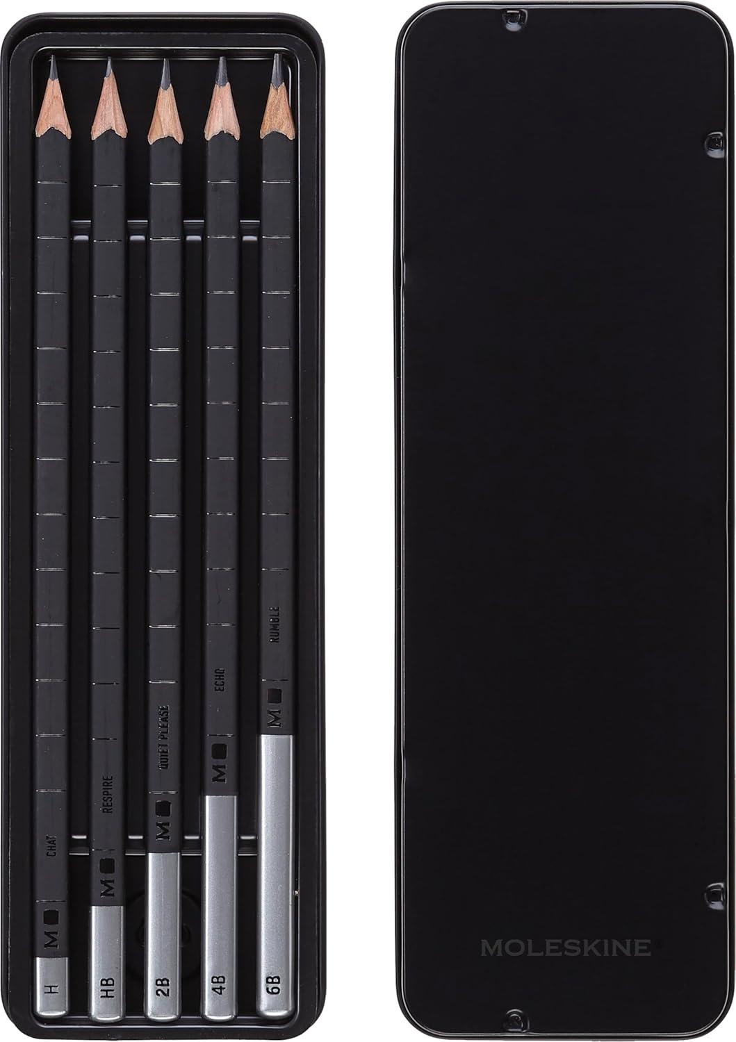 imageMoleskine Drawing Pencil Set Graphite 5 Pieces