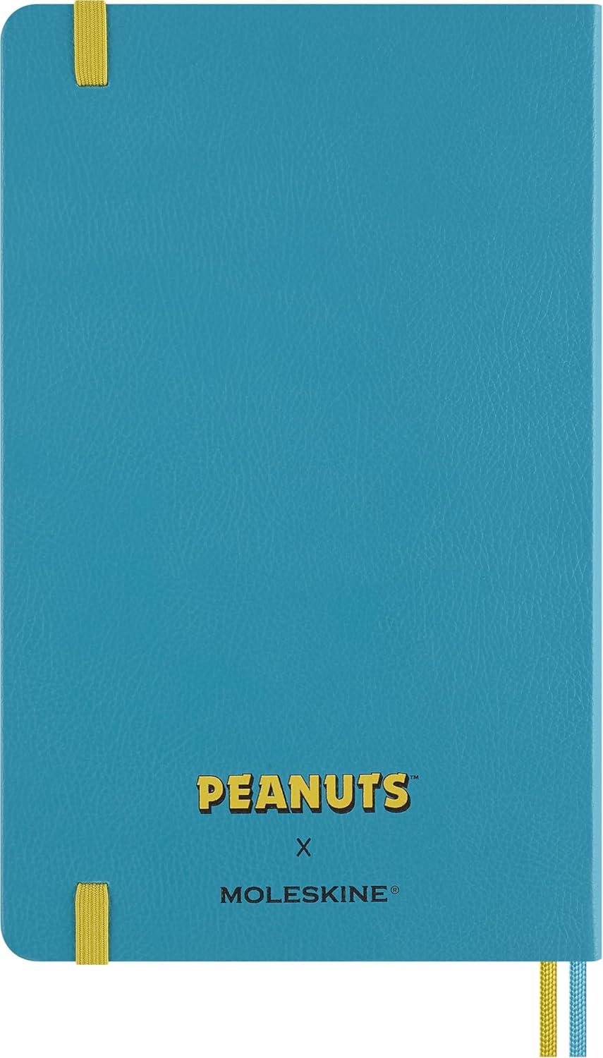 imageMoleskine Limited Edition Peanuts Charlie ampamp Lucy 18 Month 20252026 Weekly Planner Hard Cover Large 5quot x 825quot Reef Blue 208 pages