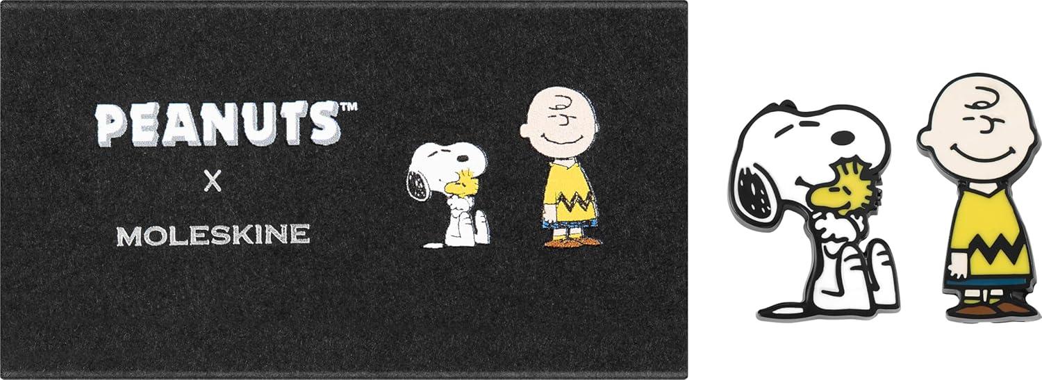 imageMoleskine Limited Edition Peanuts Snoopy ampamp Charlie Brown Pins