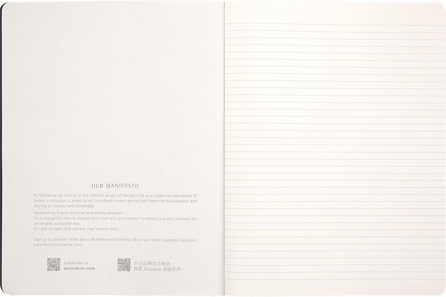 imageMoleskine Limited Edition Sakura 2025 Cahier Journal Soft Cover XL 75quot x 975quot Ruled Cherry Blossoms 120 pages