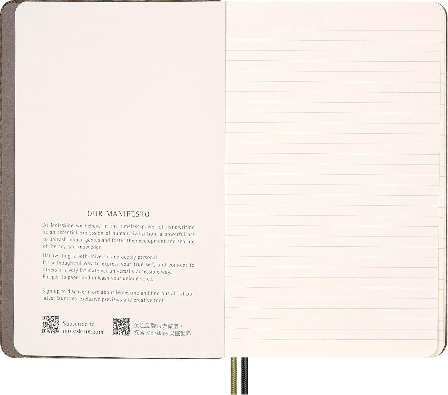 imageMoleskine Limited Edition Year of the Snake 2025 Notebook Hard Cover Large 5quot x 825quot Ruled Roses 176 pages