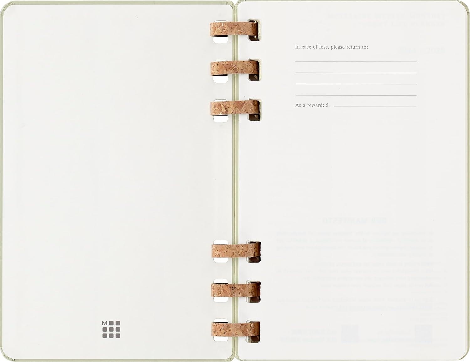 imageMoleskine Spiral 12 Month 20262026 Academic Year Planner Hard Cover Large 5quot x 825quot Kiwi 200 pages