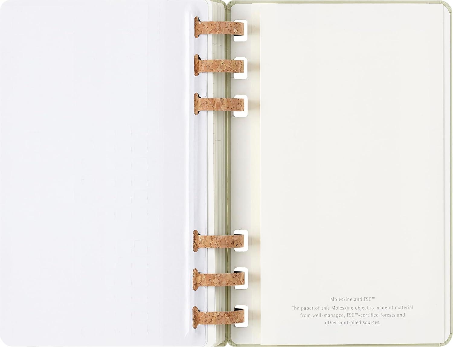 imageMoleskine Spiral 12 Month 20262026 Academic Year Planner Hard Cover Large 5quot x 825quot Kiwi 200 pages