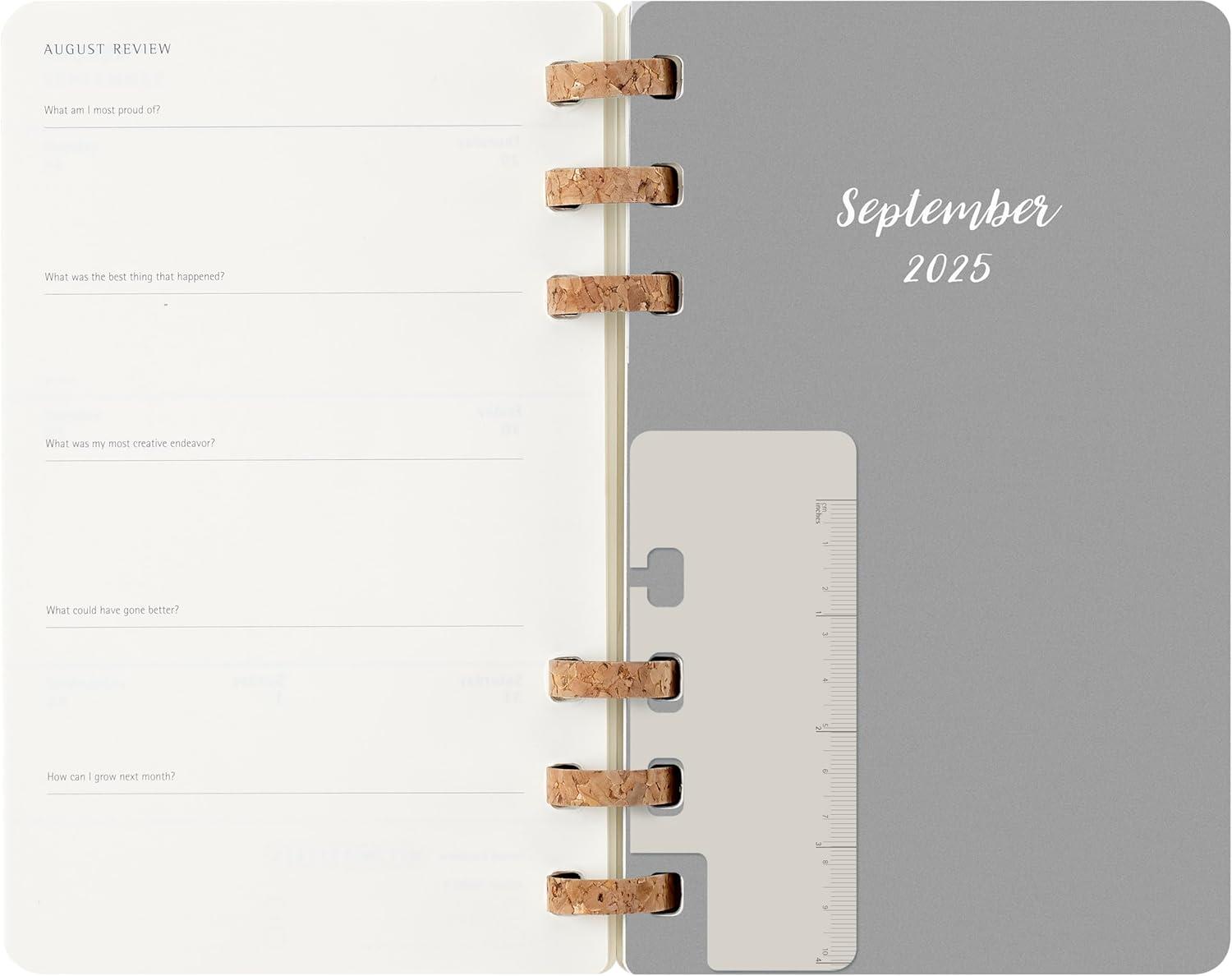 imageMoleskine Spiral 12 Month 20262026 Academic Year Planner Soft Cover Large 5quot x 825quot Black 200 pages