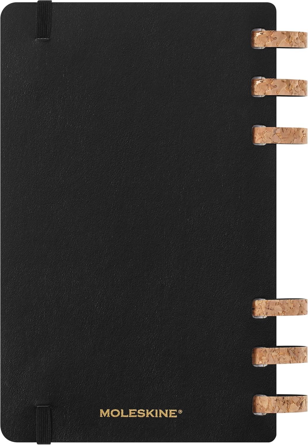 imageMoleskine Spiral 12 Month 20262026 Academic Year Planner Soft Cover Large 5quot x 825quot Black 200 pages