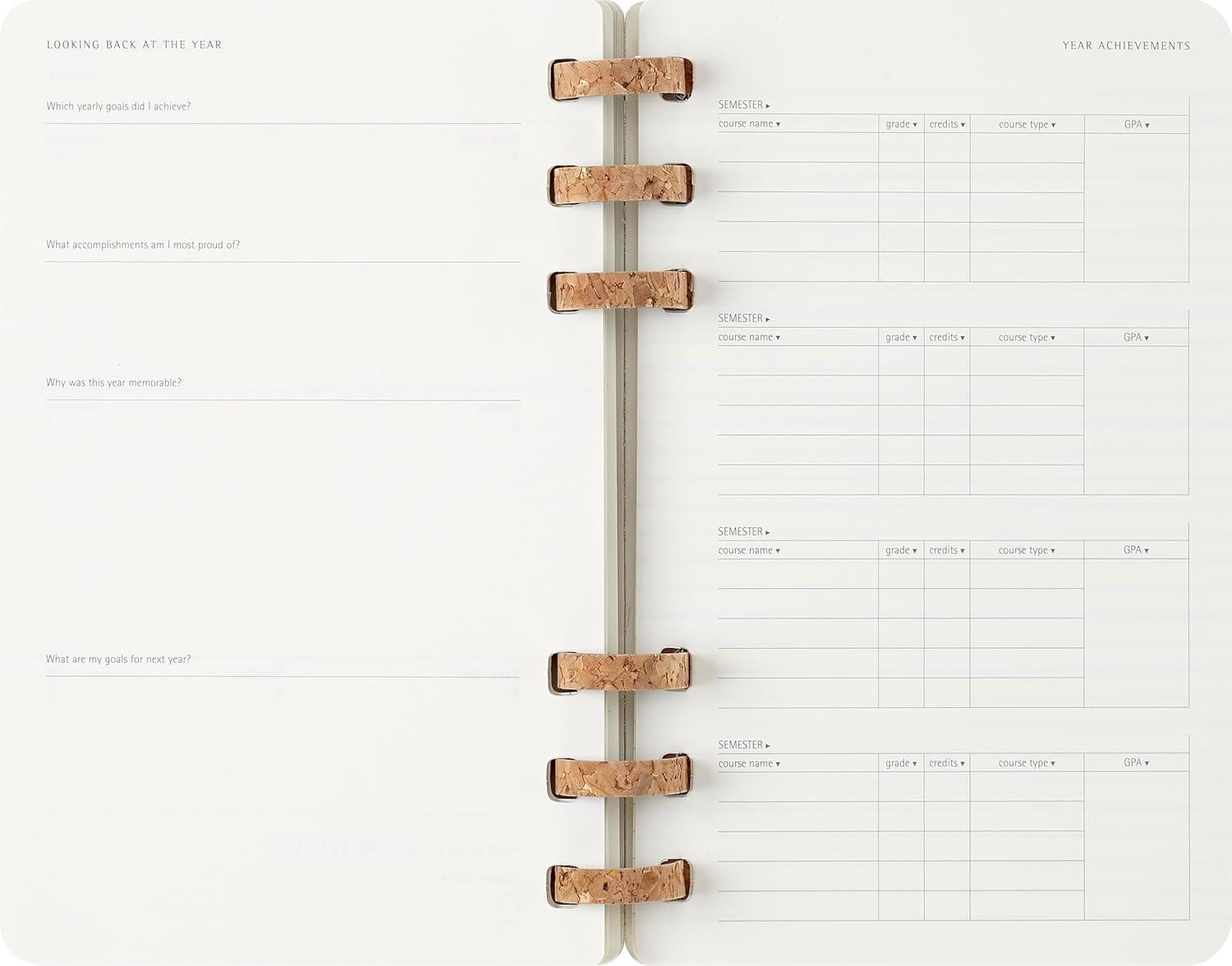 imageMoleskine Spiral 12 Month 20262026 Academic Year Planner Soft Cover Large 5quot x 825quot Black 200 pages
