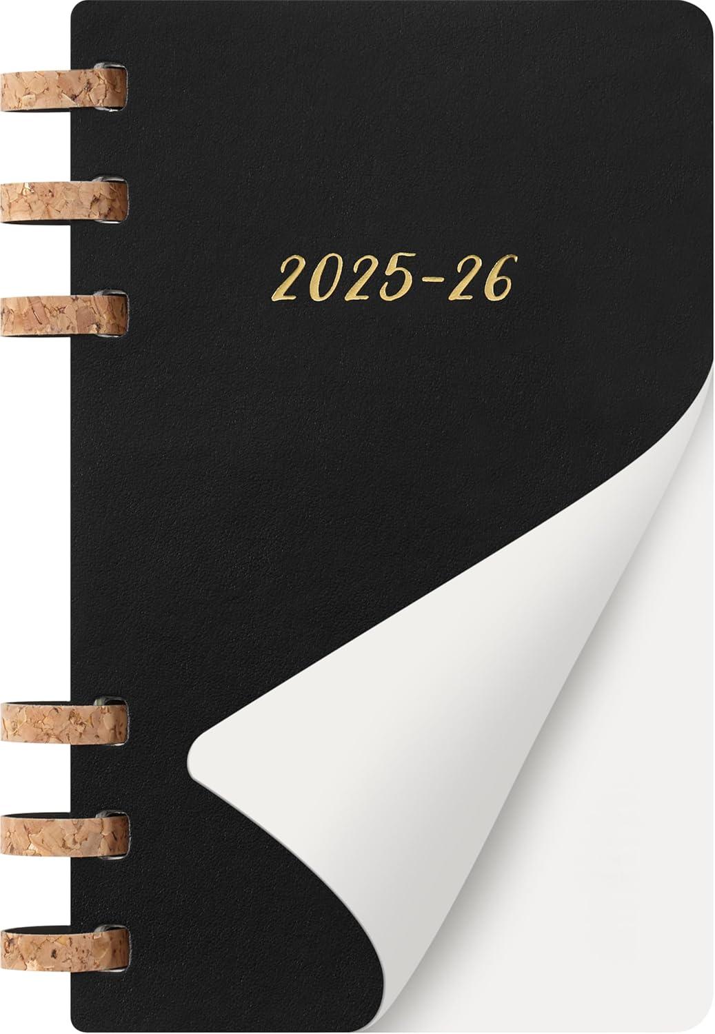 imageMoleskine Spiral 12 Month 20262026 Academic Year Planner Soft Cover Large 5quot x 825quot Black 200 pages