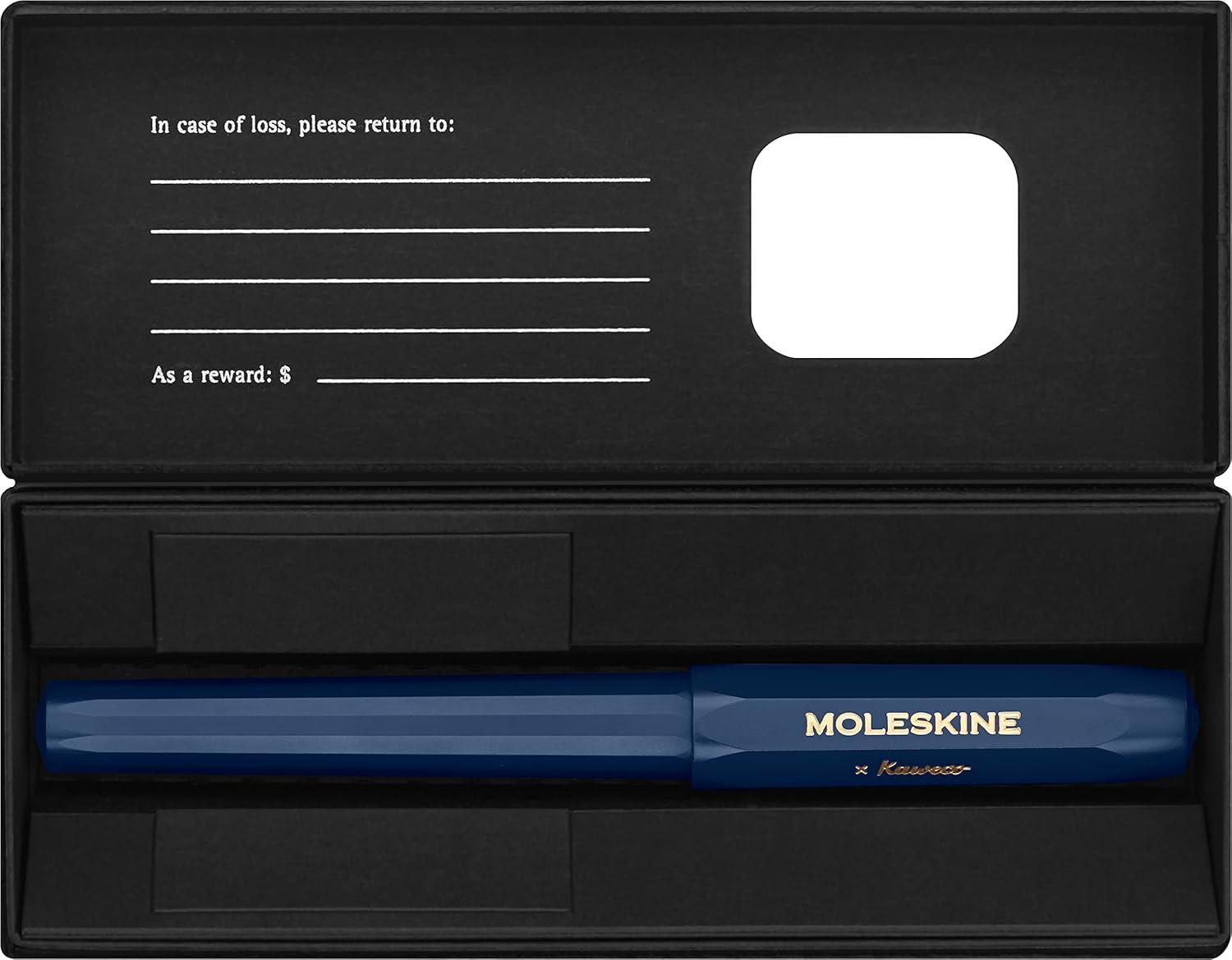 imageMoleskine x Kaweco Ballpen 10mm Point Blue with Blue Ink
