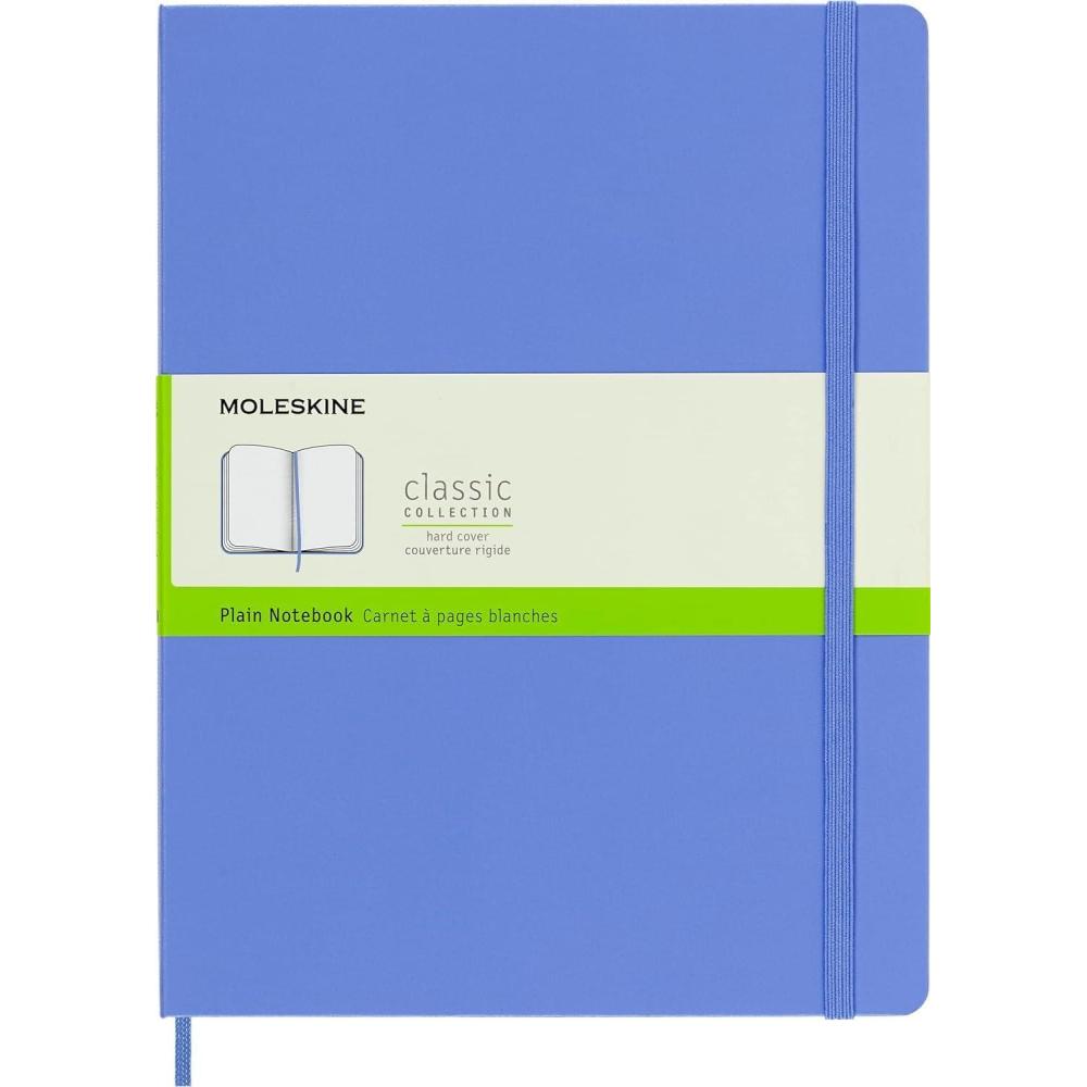 imageMoleskine Classic Notebook Extra Large Plain Hydrangea Blue Hard Cover 75 x 975