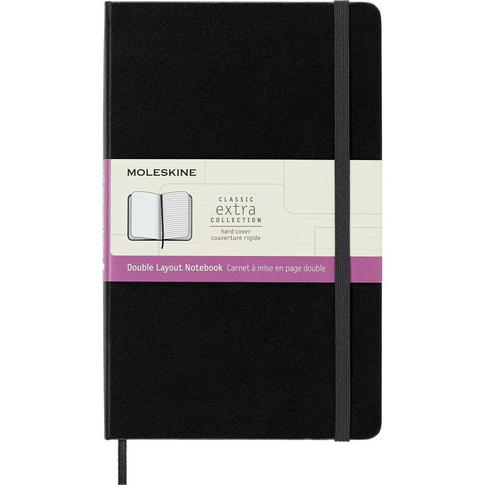 imageMoleskine Notebook RuledPlain Black Large Hard Cover 5 x 825