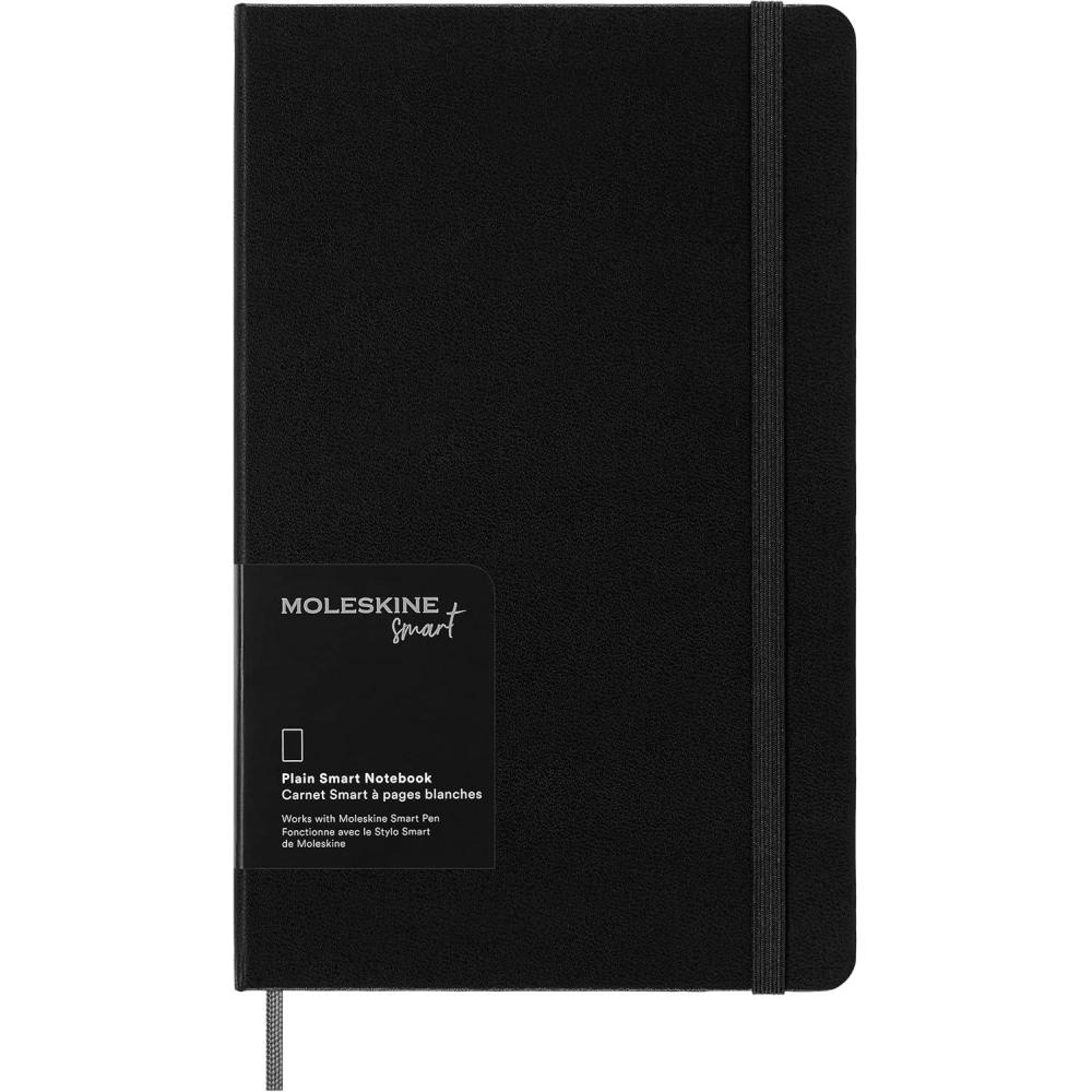 imageMoleskine Smart Notebook Large Plain Black Hard Cover 5 x 825