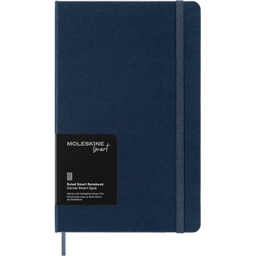 imageMoleskine Smart Notebook Large Ruled Sapphire Blue Hard Cover 5 x 825