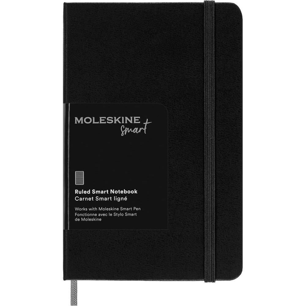imageMoleskine Smart Notebook Pocket Ruled Black Hard Cover 35 x 55