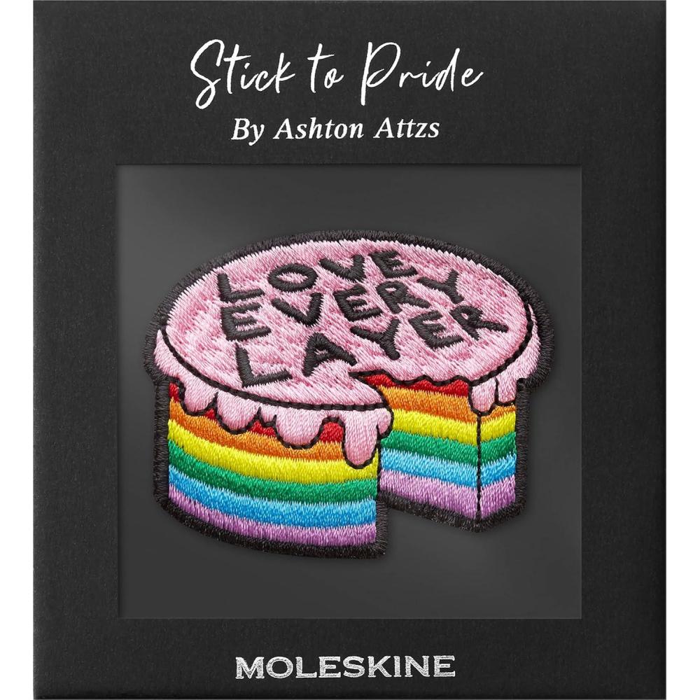 imageMoleskine Stick to Pride Love Every Layer Stickon Patch by Ashton Attzs
