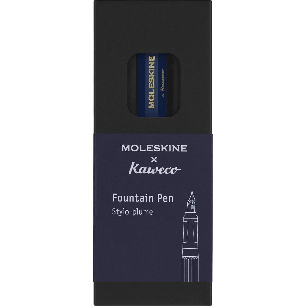 imageMoleskine x Kaweco Fountain Pen Medium Nib Blue with Blue Ink