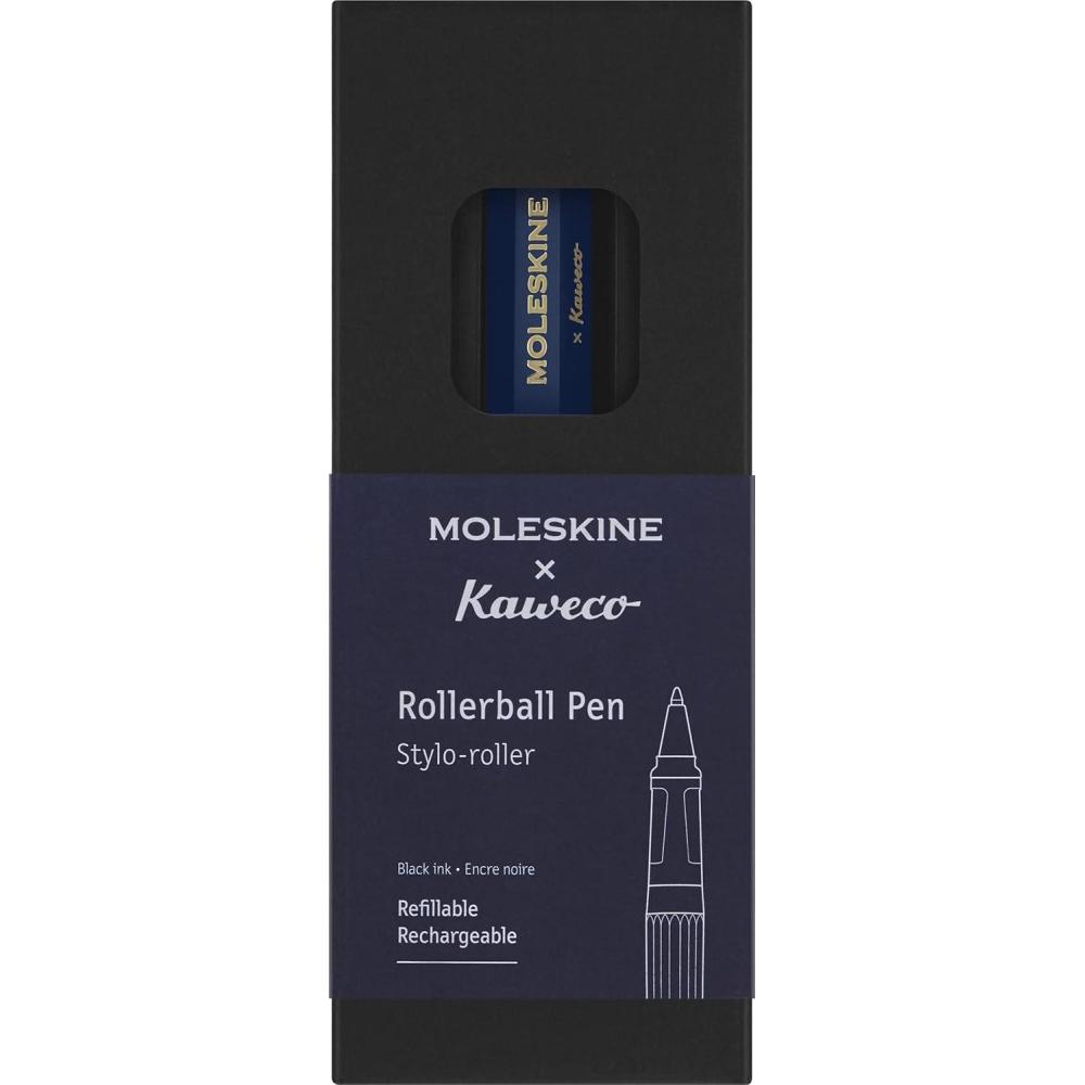 imageMoleskine x Kaweco Roller Pen 07mm Point Blue with Black Ink