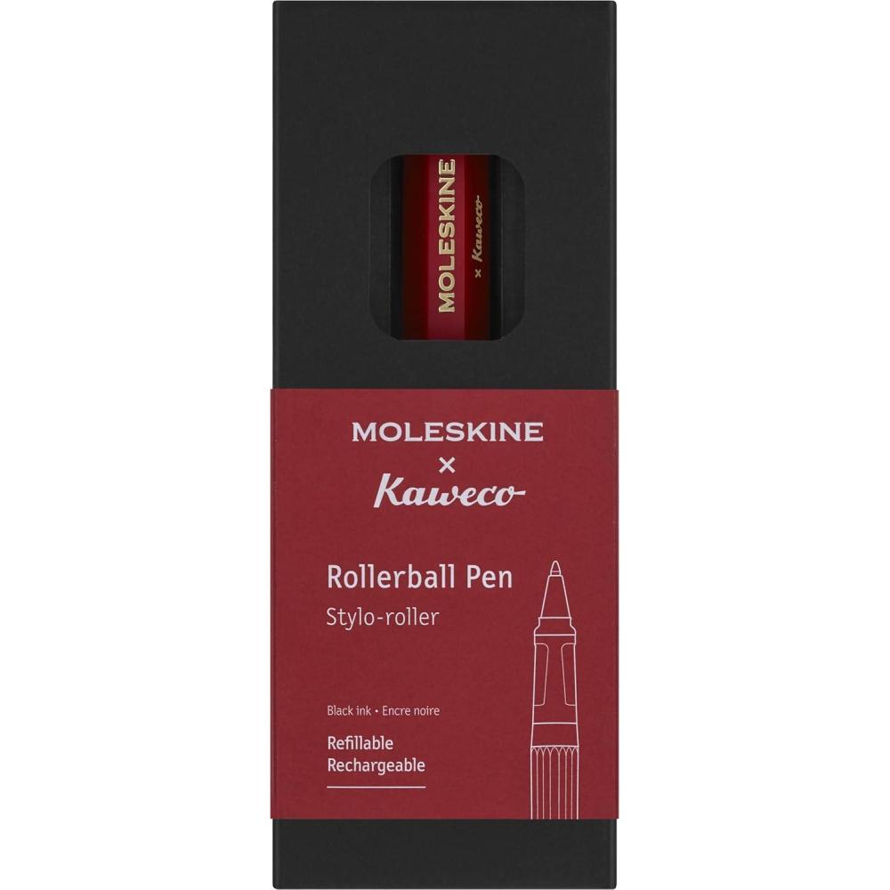 imageMoleskine x Kaweco Roller Pen 07mm Point Red with Black Ink
