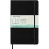 imageMoleskine Art Music Notebook Hard Cover Large 5quot x 825quot Pentagram Black 192 Pages