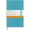 imageMoleskine Classic Notebook Soft Cover Large 5quot x 825quot RuledLined Reef Blue 192 pages