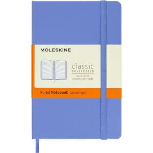 Moleskine Classic Notebook, Pocket, Ruled, Hydrangea Blue, Hard Cover (3.5 X 5.5)