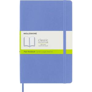 Moleskine Classic Notebook, Soft Cover, Pocket (3.5″ x 5.5″) Plain/Blank, Hydrangea Blue, 192 Pages(Hydrangea Blue)