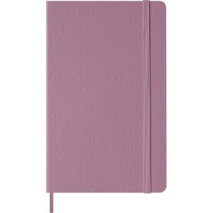 Moleskine Colored Patterned Notebook, Hard Cover, Large (5″ x 8.25″) Ruled/Lined, Majestic Pink, 240 Pages