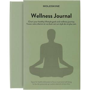 Moleskine Passion Journal, Wellness, Hard Cover, Large (5″ x 8.25″) Willow Green, 400 Pages
