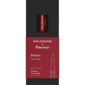 Moleskine x Kaweco, Ballpen, 1.0mm Point, Red with Blue Ink