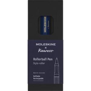 Moleskine x Kaweco, Roller Pen, 0.7mm Point, Blue with Black Ink