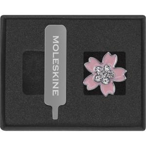 Moleskine Limited Edition Sakura 2025, Crystal Flower Pin, Pink